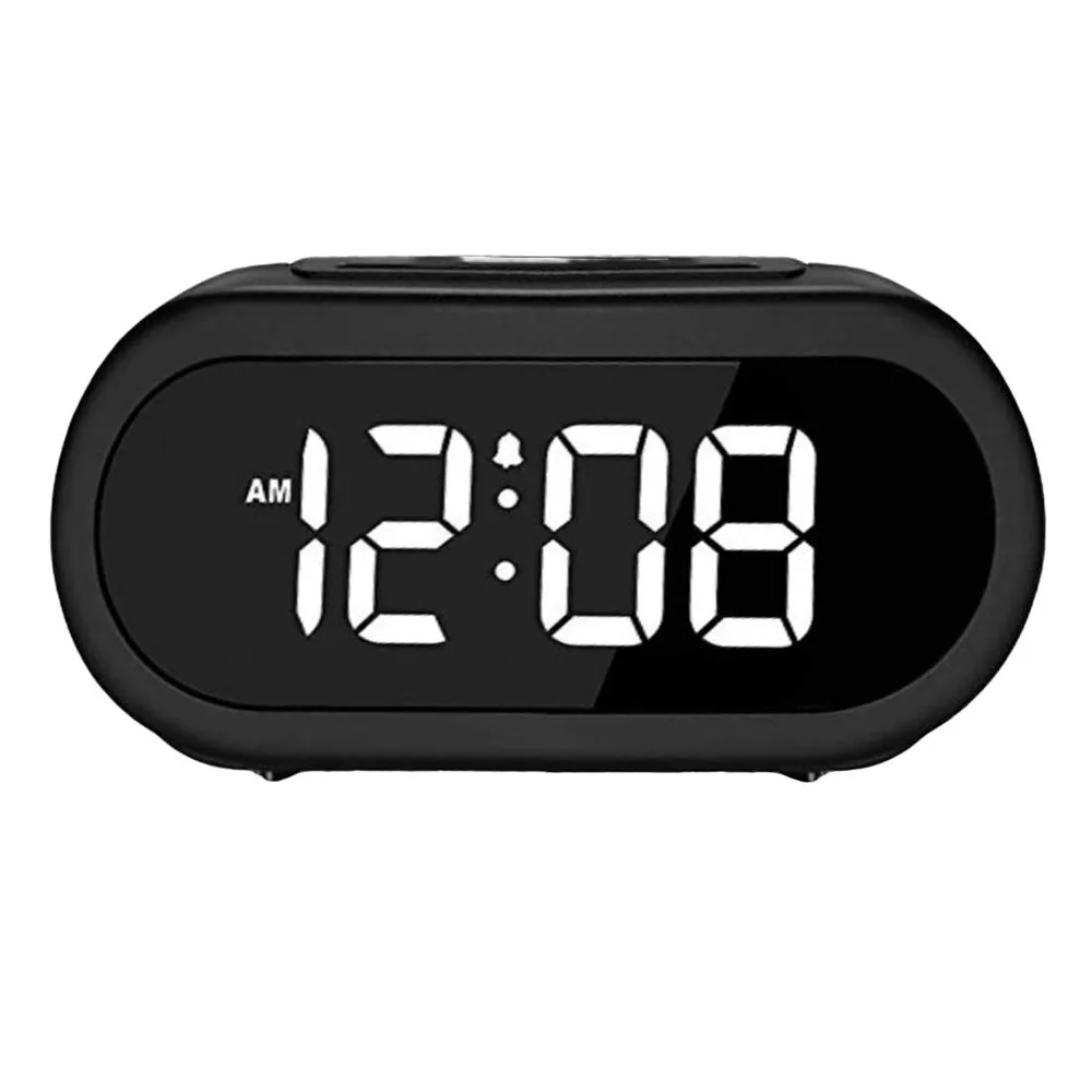 Digital Alarm Clock with 5 Alarm Tones and Brightness Adjustment